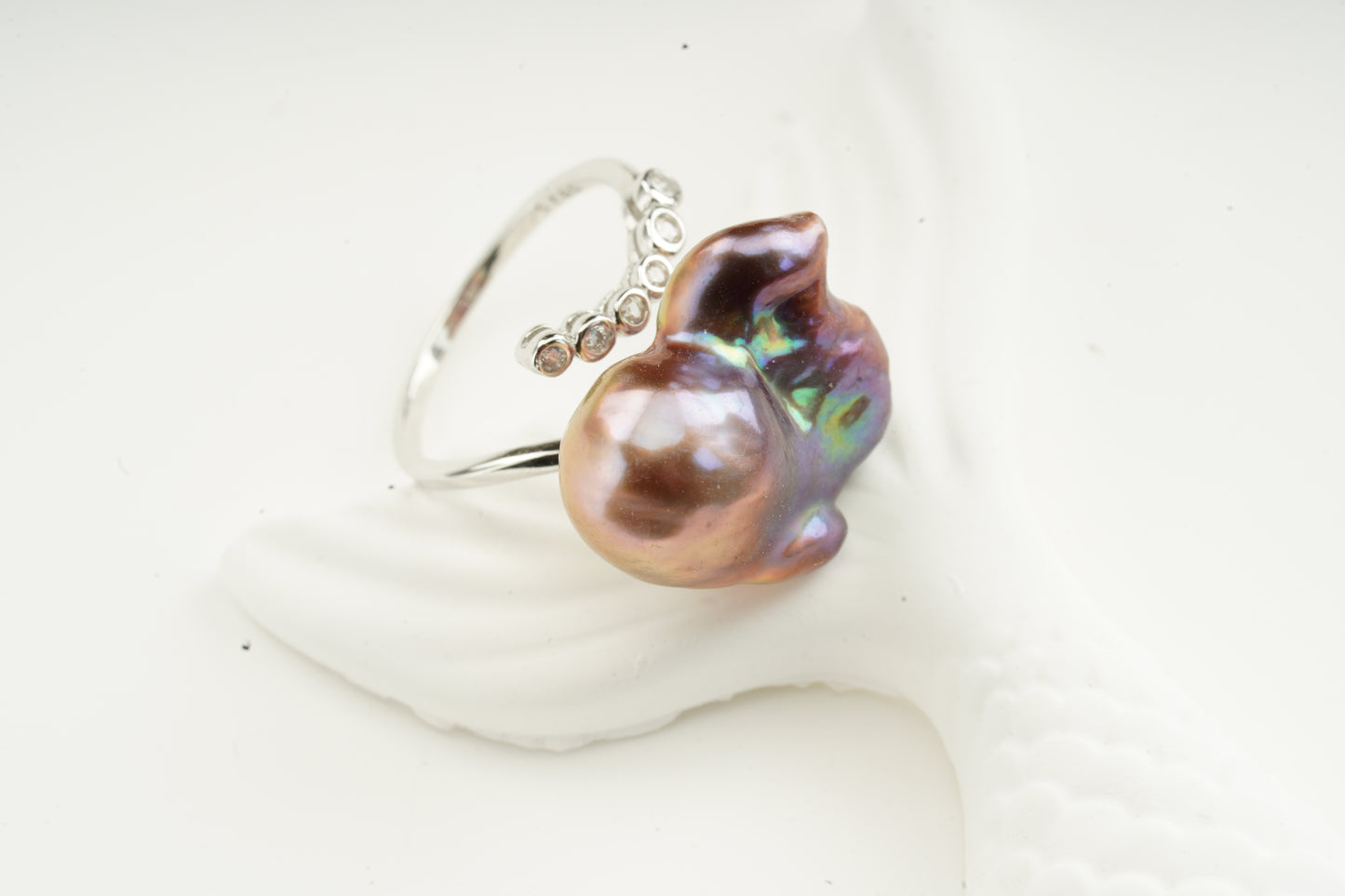 Seawater Baroque Pearl Ring-FX00035
