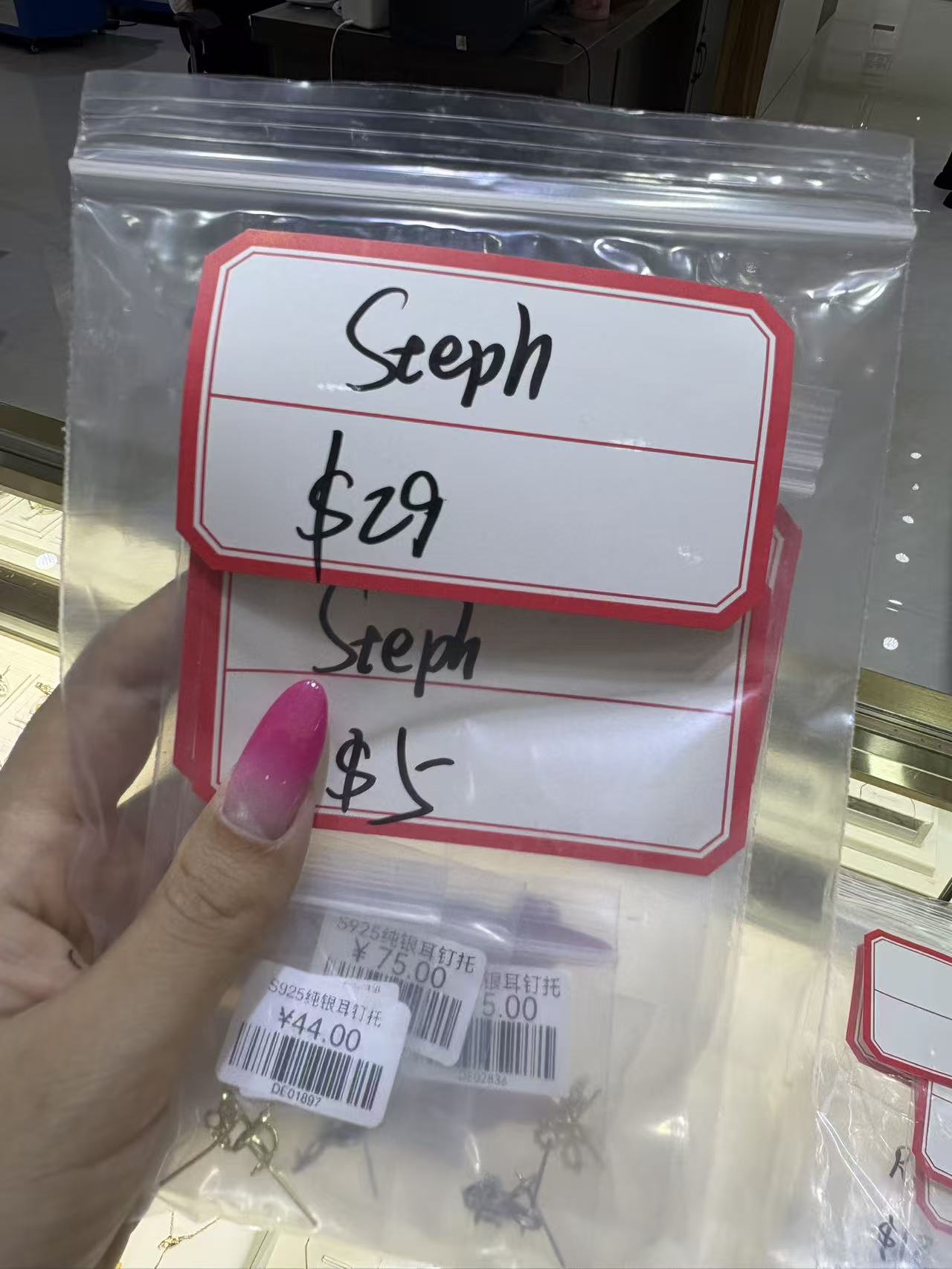 Pearl earrings-steph