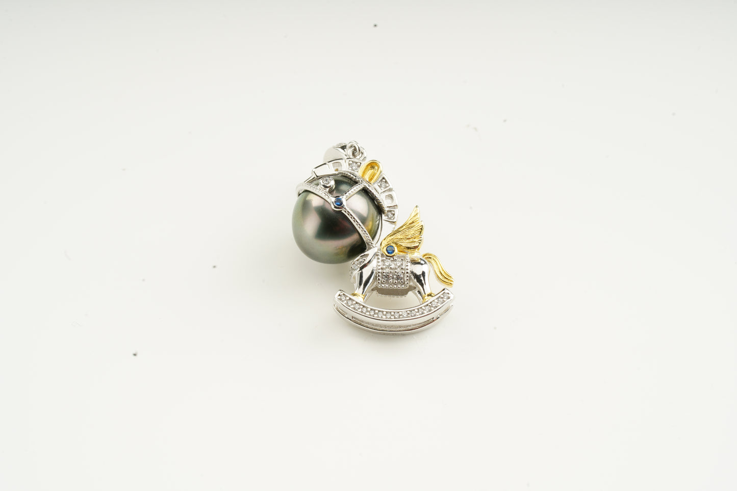 Cockhorse Seawater Tahitian Pearl Pendant-FX00032