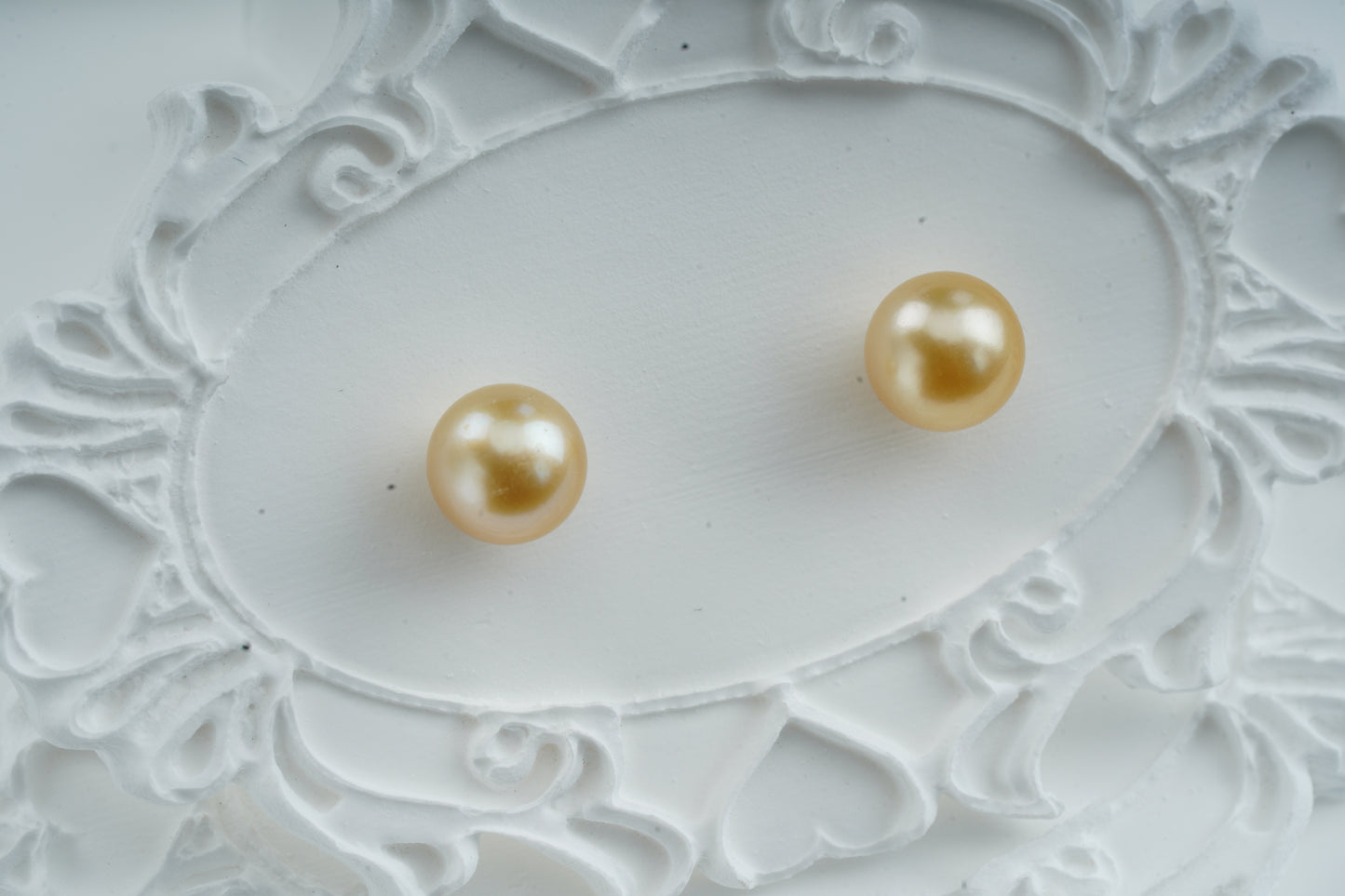 Gold Pearl Earrings-FX00038