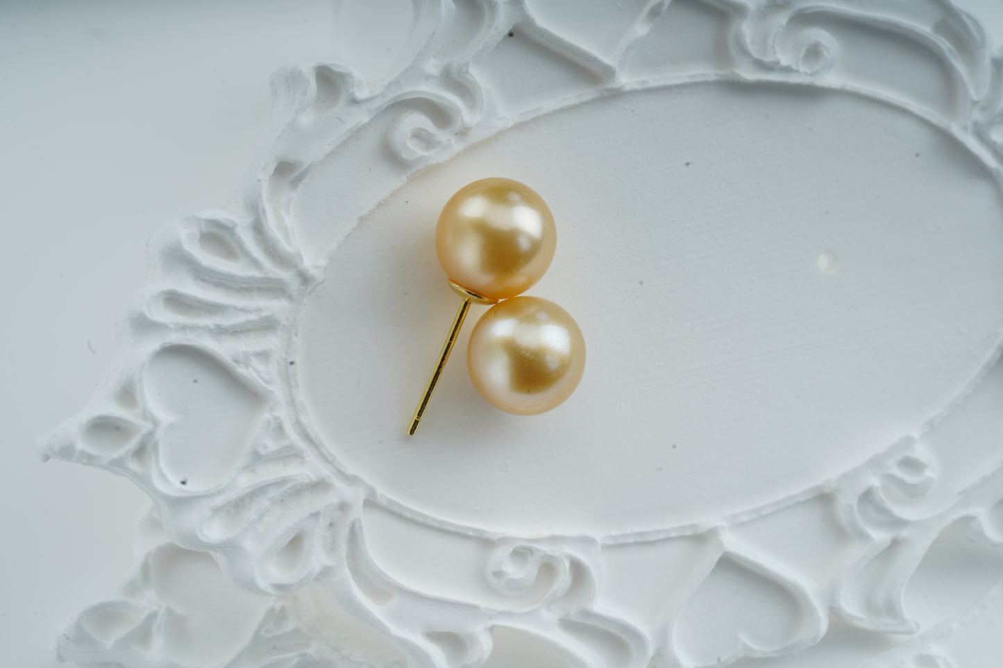 Gold Pearl Earrings-FX00038
