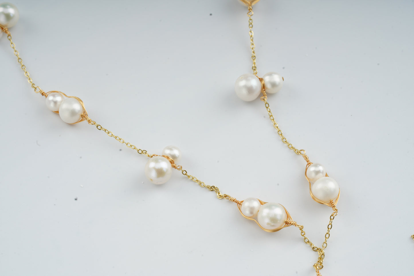 Gourd-Shaped Pearl Necklace-FX00045