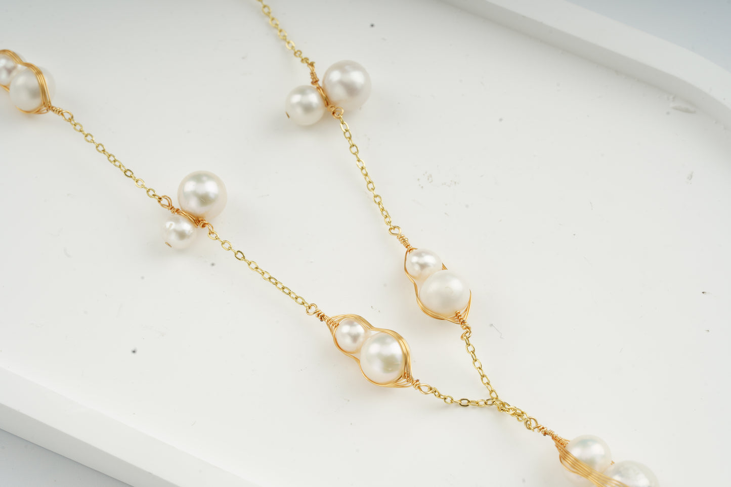 Gourd-Shaped Pearl Necklace-FX00045